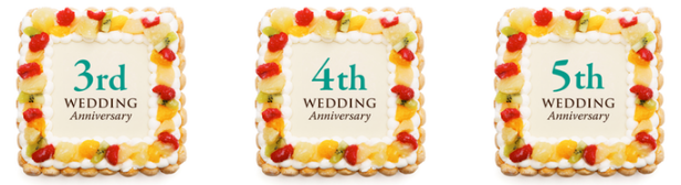 ピクトケーキ,結婚記念日